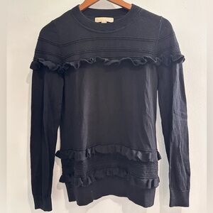 MICHAEL KORS 100%‎ Merino Wool Ruffle Sweater